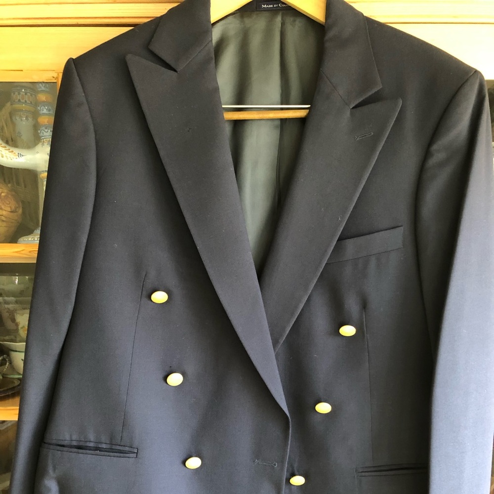 Land’s End Navy Double-breasted Blazer